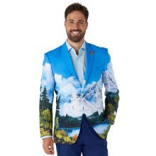 Bob Ross Blazer Glückliche Kleine Bäume Colbert Herren