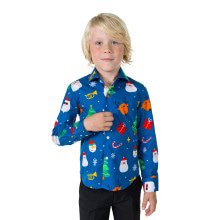 Bereit für Weihnachten Schlechte Weihnachtsbluse Jungen