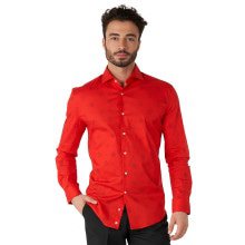 Subtile Rote Weihnachtsikonen Bluse Herren