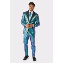 Fancy Fisch Aquaman Mermaid Opposuit Herrenkostüm