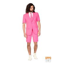 Sommerfest Extravagant Mr. Rosa Opposuit Kostüm Herren