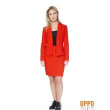 Rotes Red Ruby Opposuit Damenkostüm