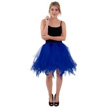 Schillernder Petticoat Dunkelblau 65 Zentimeter Damen