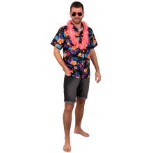 Hawaii By Night Overhemd Zwart Herren