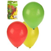 Ballon 50 X Rot Gelbgrün Größe 8