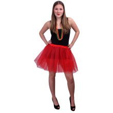 Tulle Rok Ballet Rot Damen