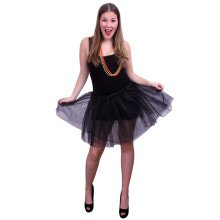 Tulle Rok Ballet Schwarz Damen