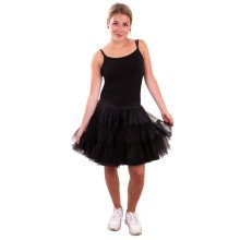 Rock And Roll Petticoat 3 Schichten Schwarz Damen