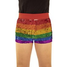 Hotpants Glitter Regenboog Hanne Damen