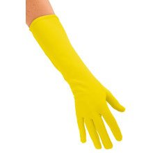 Neongelbe Handschuh Langer Nylon Sonnig