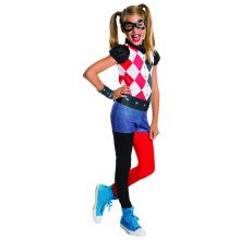 Harley Quinn Superschurk Kostüm für Kinder