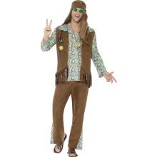 Crosby High Hippie Herrenkostüm