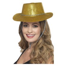 Cowboy Glitterhut Gold