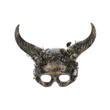 Deluxe Devils Steampunk Mask Gold