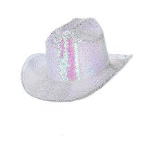 Mutter -Of -Pearl -Pailletten Hat Cowboy