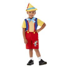 Nicht Gebundener Pinocchio Pop Junge Kostüm für Jungen