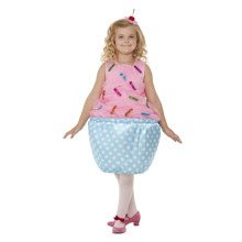 Nettes Cupcake -Kleid Kostüm für Mädchen