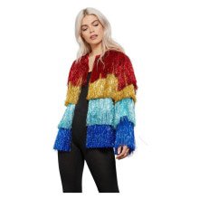 Stolz Wie Eine Regenbogen -Pauw -Flapperjacke Damen