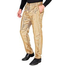 Schillernde Paillettenhose In Gold Herren