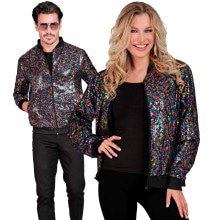 Happy Confetti Bomberjacke Mit Pailletten Unisex