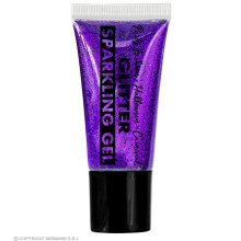 Funkelnde Make-Up-Gel-Glitzer Lila, 25 Milliliter