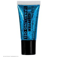 Funkelnde Make-Up-Gel Glitter Blue, 25 Milliliter