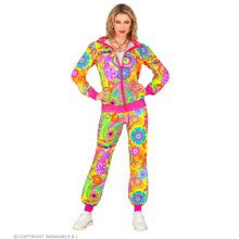 Neon Groovy Love Tracksuit Unisex Kostüm