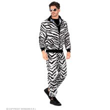 Zebra Camo Black / White Trainingsanzug Unisex Kostüm