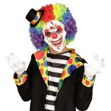 Halb -Face -Masken -Killer -Clown -Funnie -Tod