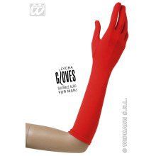 Handschuhe Lycra 37 Zentimeter Rot