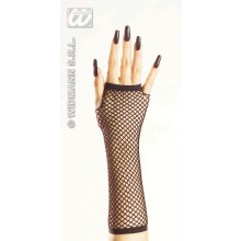 Fingerlose Netzhandschuhe Schwarz