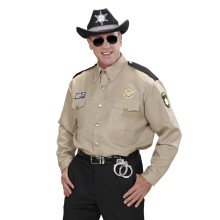 Moderner Sheriff -Hemd Mann Herren