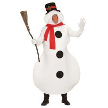 Maskottchen Snowman Man Kostüm Herren