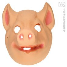 Plastik Kindermaske Schwein