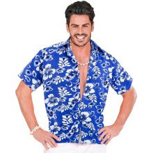 Hawaii Hemd Blau Herren