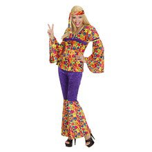 Hippie Dame Velvet Ms Dudina Kostümfrau Damen