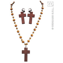 Rosenkranz Mit Ohrringen Kreuz