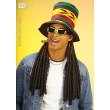 Rasta Top -Hut Mit Dreadlocks