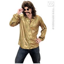 Holographisches Hemd, Goldener XL Herren