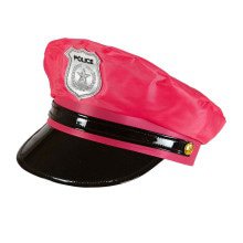 Damen Polizei Haustier Neon Rosa