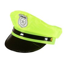 Ladies Police Cap Neon Gelb