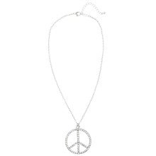 Friedensfrau Ketting Strass, Hippie