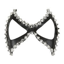 Mistress Eye Mask Schwarz Sm Mit Nägeln