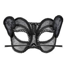 Sexy Mode Eye Mask Cat Mit Spitze Und Strasssteinen