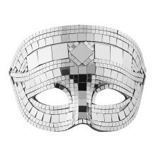 Maske Disco Silver Dancing Hottie