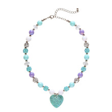 Gipsy Bedelketting Met Azuurblauw Hart