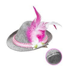 Oktoberfest Ladies Mini Bayer Fedora, Rosa