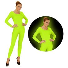 Neongrün -Bodysuit Glühen Damenkostüm