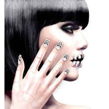 Scary Nails Skulls