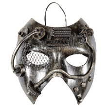 Steampunk -Maske, Silbermechanik